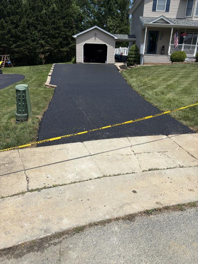 Residential asphalt driveway installation in Wilmington, Delaware